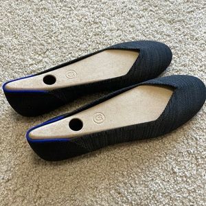 Rothy’s The Flat. Size 11. Heathered Black. Worn once.